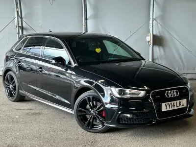 Used Audi A3 Sportback S-Line 184 HP (135 kW) 2014 Black Hatchback