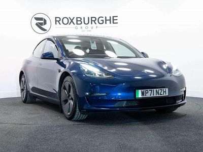 Used Tesla Model 3 Long Range AWD 366 kW (498 HP) 2021 Blue Sedan