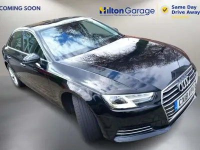 Begagnad Audi A4 Comfort 150 HK (110 kW) 2018 Svart Sedan