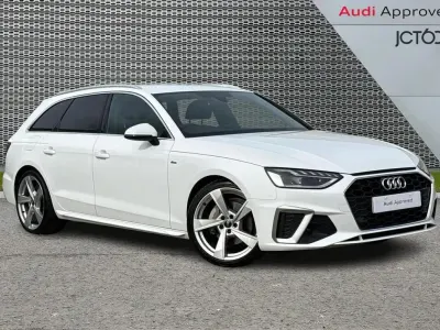 Used Audi A4 S-Line 200 HP (147 kW) 2024 White Estate