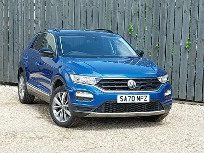 Używany VW T-Roc Design 150 KM (110 kW) 2020 Niebieski SUV