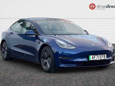 Blue Used 2021 Tesla Model 3 Long Range AWD Sedan | £17,999 (Fair price)