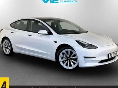 White Used 2021 Tesla Model 3 Long Range AWD Sedan | £13,695 (Fair price)