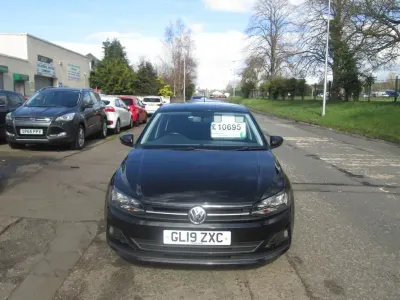 Used VW Polo SE 65 HP (47 kW) 2019 Black Hatchback