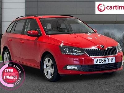 Used Skoda Fabia SE L 110 HP (80 kW) 2016 Red Estate