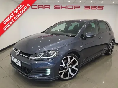 Used VW Golf VII GTD 184 HP (135 kW) 2017 Blue Hatchback
