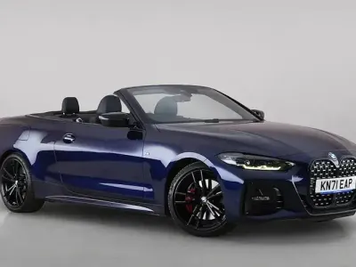 Used BMW 420 M Sport 184 HP (135 kW) 2021 Blue Cabriolet