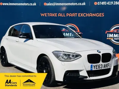 Used BMW 118 M Sport 170 HP (125 kW) 2013 White Hatchback