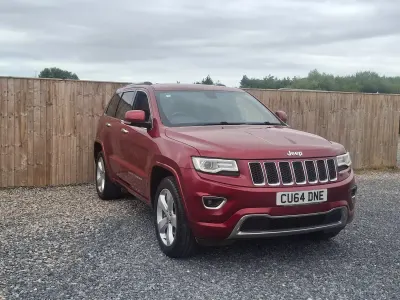 Used Jeep Grand Cherokee Overland 243 HP (178 kW) 2014 Red SUV