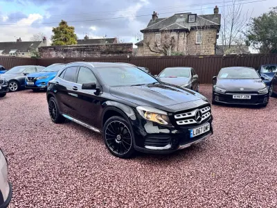 Used Mercedes GLA200 AMG line 136 HP (100 kW) 2017 Black SUV