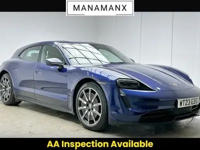 Usado Porsche Taycan Performance Package 350 kW (476 HP) 2023 Azul Carrinha
