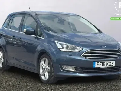 Used Ford Grand C-Max Titanium X 120 HP (88 kW) 2018 Blue MPV