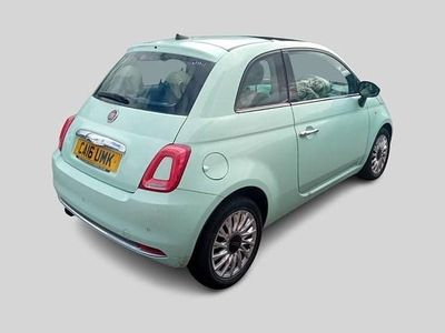 Used Fiat 500 Lounge 85 HP (62 kW) 2016 Green Hatchback