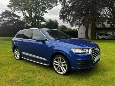 Used Audi Q7 S-Line 2017 Blue SUV