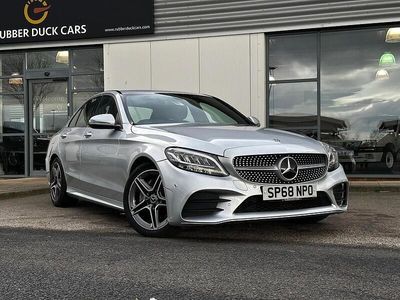 Used Mercedes C220 AMG line 2018 Silver Sedan