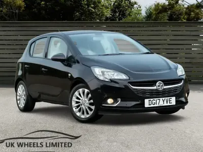 Used Vauxhall Corsa 90 HP (66 kW) 2017 Black Hatchback