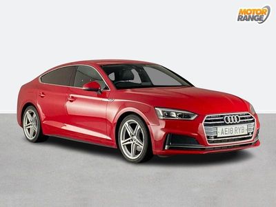Used Audi A5 S-Line 2018 Red Hatchback