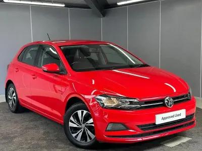 Used VW Polo SE 80 HP (58 kW) 2019 Red Hatchback