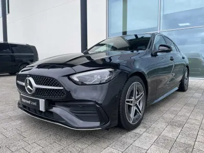 Used Mercedes C200 AMG line 204 HP (150 kW) 2025 Black Sedan