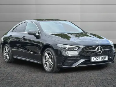 Used Mercedes CLA250 Executive 215 HP (158 kW) 2024 Cosmos black Coupe
