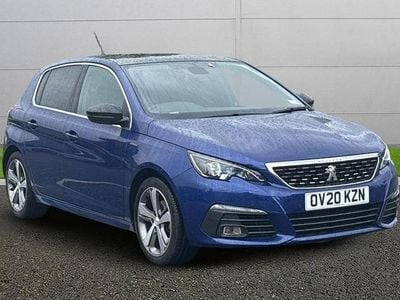 Blue Used 2020 Peugeot 308 GT-line Hatchback | £9,995 (Fair price)