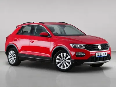 Used VW T-Roc SE 116 HP (85 kW) 2020 Red SUV