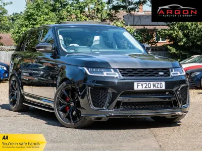 Used Land Rover Range Rover Sport SVR 567 HP (417 kW) 2020 Black SUV