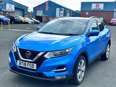 Used Nissan Qashqai N-Connecta 130 HP (95 kW) 2018 Blue SUV