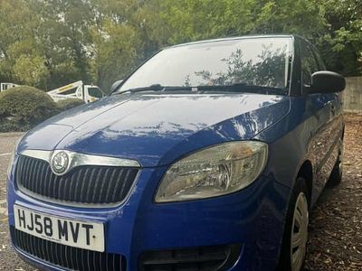 Used Skoda Fabia 60 HP (44 kW) 2008 Blue Hatchback