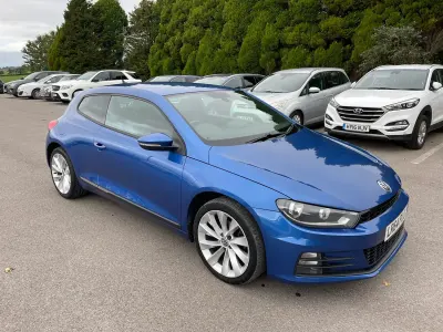 Used VW Scirocco GT 147 HP (108 kW) 2014 Blue Coupe