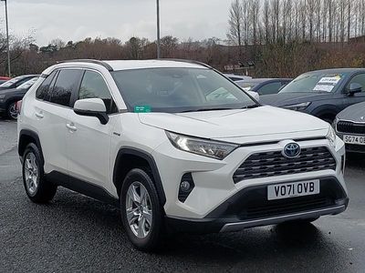 White Used 2021 Toyota RAV4 Hybrid SUV | £21,998 (Good price)