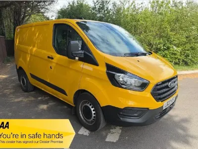 Used Ford Transit Custom 131 HP (96 kW) 2022 Yellow Van