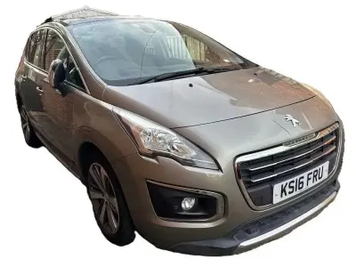 Begagnad Peugeot 3008 Allure 120 HK (88 kW) 2016 Grå Halvkombi