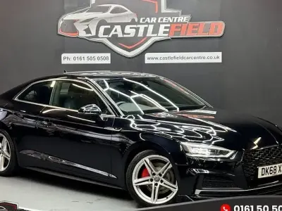 Begagnad Audi A5 S-Line 190 HK (139 kW) 2018 Svart Sportkupé
