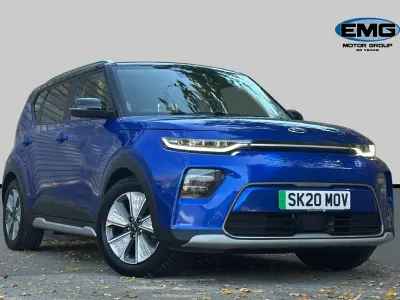 Used Kia Soul EV First Edition 147 kW (201 HP) 2020 Neptune blue /black roof SUV