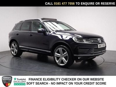 Used VW Touareg R-line Plus 262 HP (192 kW) 2017 Blue SUV