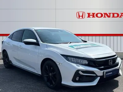 Used Honda Civic Sport 182 HP (133 kW) 2021 White Hatchback
