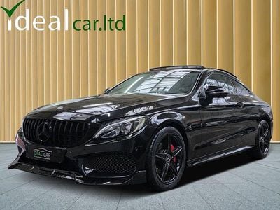 Używany Mercedes C220 AMG Line Premium Plus 2017 Czarny Coupe