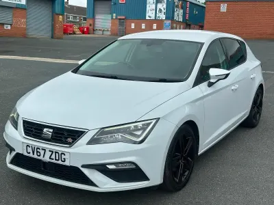 Used Seat Leon FR 150 HP (110 kW) 2017 White Hatchback