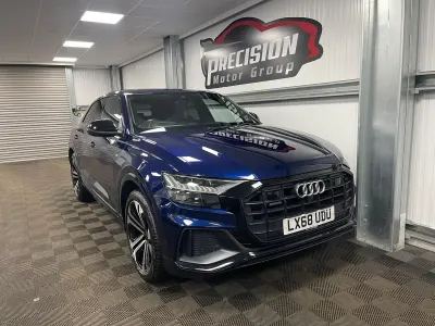 Used Audi Q8 286 HP (210 kW) 2018 Blue SUV