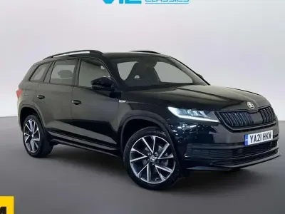 Used Skoda Kodiaq SportLine 150 HP (110 kW) 2021 Black SUV