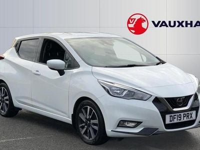 White Used 2019 Nissan Micra Tekna Hatchback | £10,095 (Fair price)
