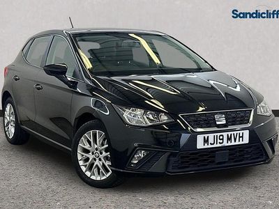 Used Seat Ibiza SE Technology 95 HP (69 kW) 2019 Black Hatchback