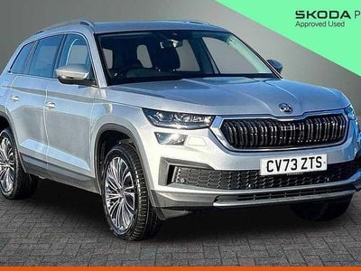 Used Skoda Kodiaq SE L Executive 150 HP (110 kW) 2023 Brilliant silver metallic SUV