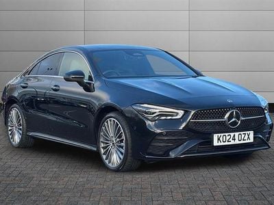Cosmos black Used 2024 Mercedes CLA250e AMG Line Premium Sedan | £27,495 (Fair price)