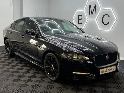 Second-hand Jaguar XF R-Sport 240 CP (176 kW) 2017 Negru Berlinǎ