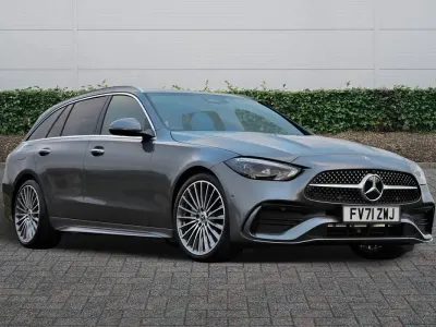 Used Mercedes C200 AMG Line Premium 2022 Selenite grey metallic Estate