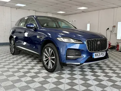 Used Jaguar F-Pace SE 204 HP (150 kW) 2021 Blue SUV