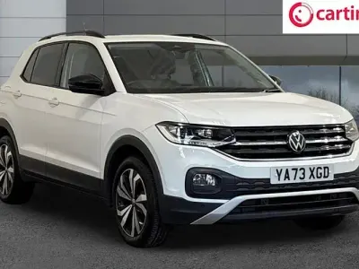 Used VW T-Cross Black Edition 115 HP (84 kW) 2024 White SUV
