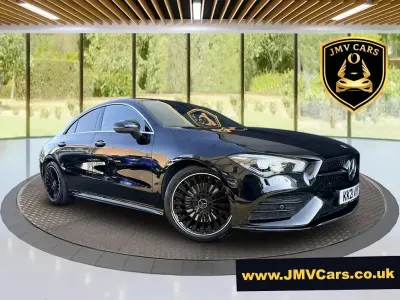 Used Mercedes CLA200 AMG line 163 HP (119 kW) 2021 Black Coupe